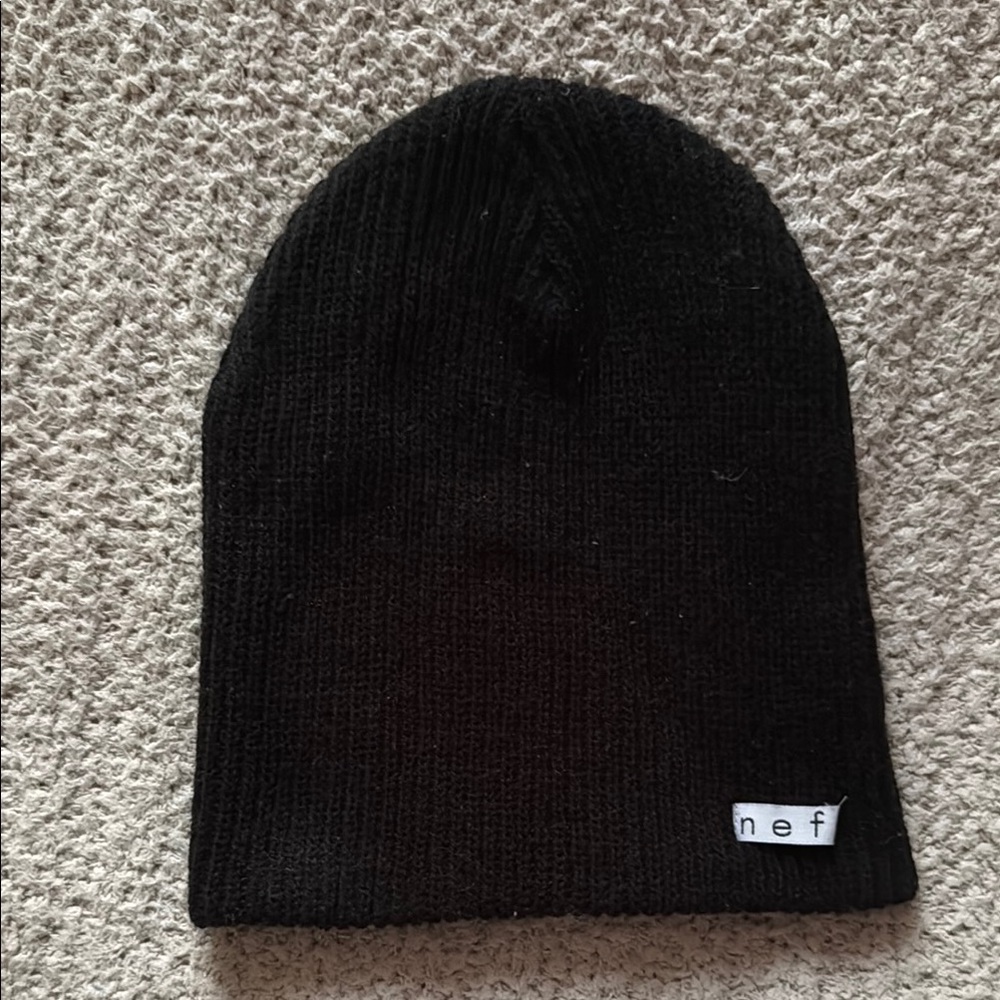 Neff Black Knit Beanie